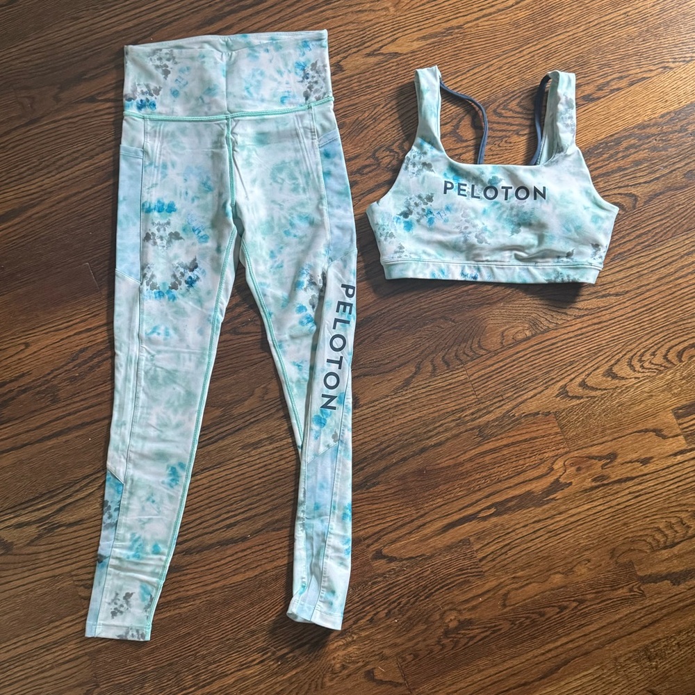 Peloton Leggings and Sports Bra